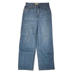 Madewell The Perfect Vintage Wide Leg Crop Jeans Size 26 (Actual 27)